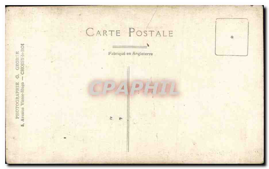 CARTE PHOTO Militaria Soldat — Rückseite
