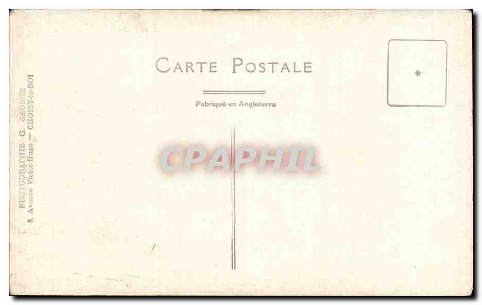 CARTE PHOTO Militaria Soldat — Rückseite