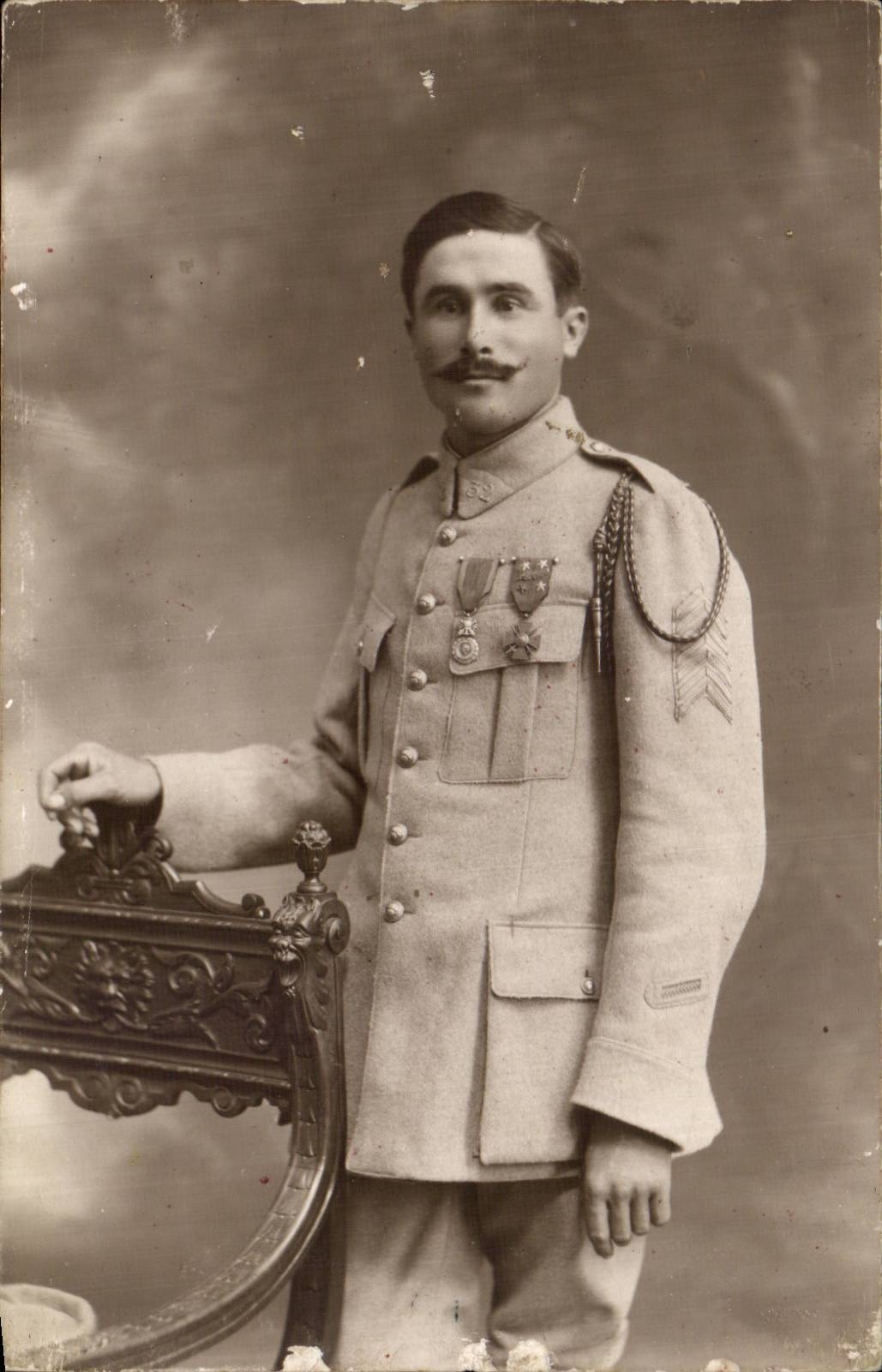 CARTE PHOTO Militaria Soldat