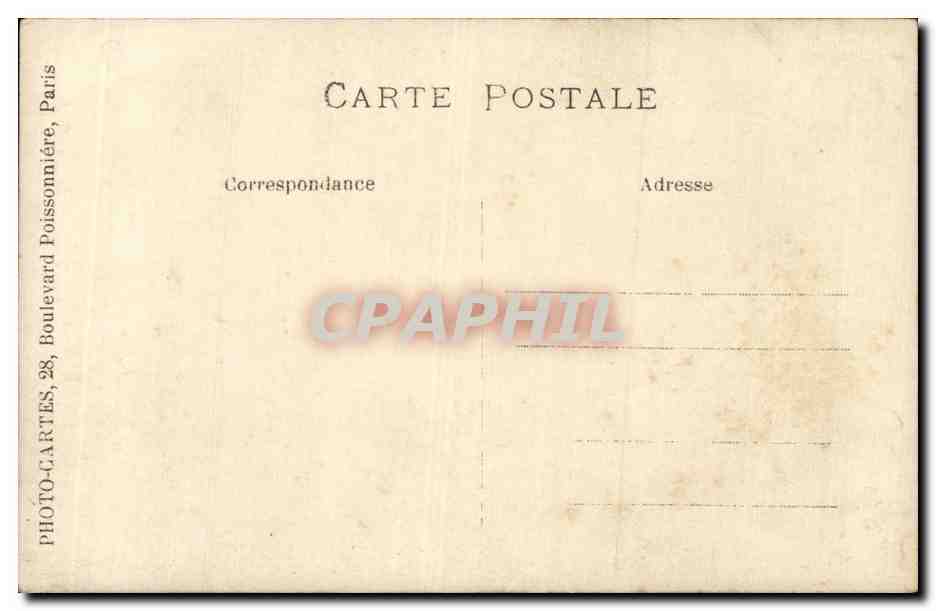 CARTE PHOTO Militaria Soldat — Rückseite