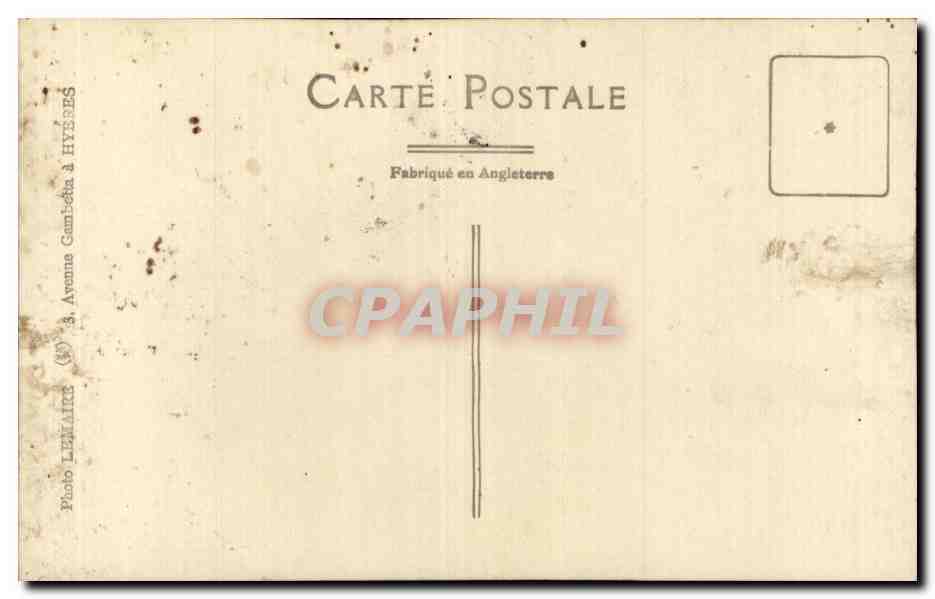 CARTE PHOTO Militaria Soldat — Rückseite