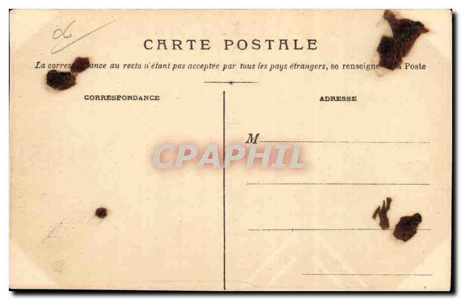 CANNES — L'Embarcadère et le Mont Chevalier — Soly Phot Lyon, n° 908 — Verso
