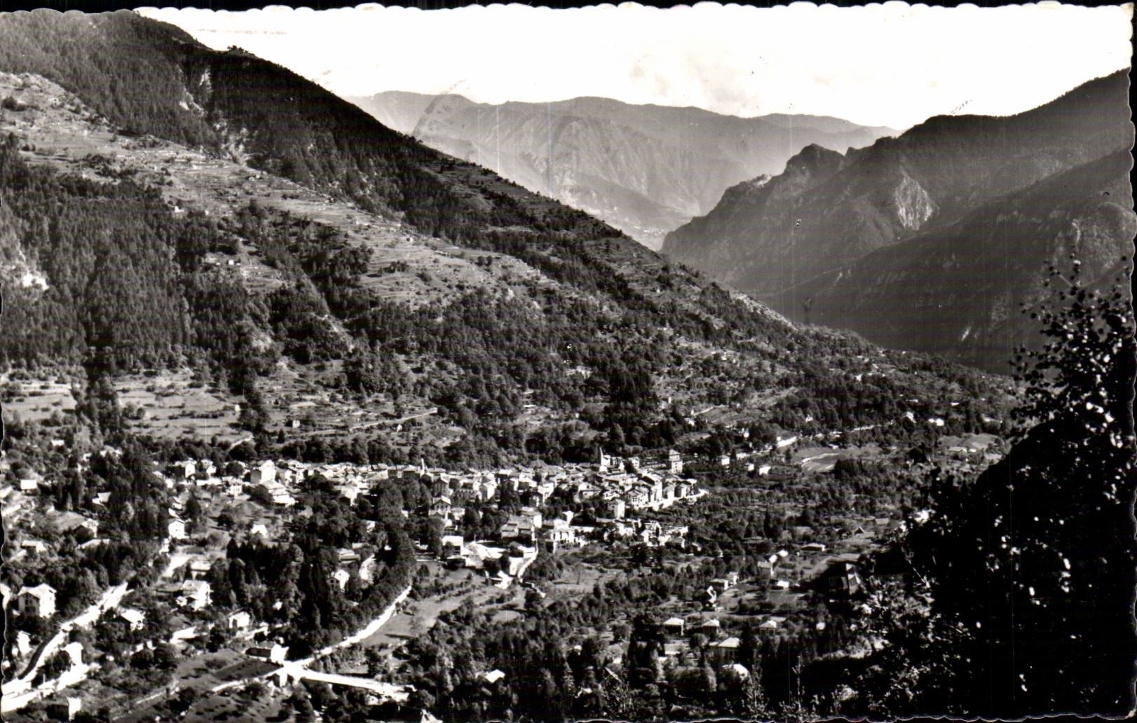 Saint Martin Vesubie - Vue d ensemble - CPA 