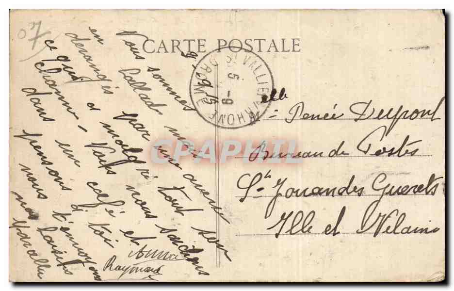 Sarras - Chapelle de Notre Dame d Esperance - Sur la Route d Ardoix et de la Louvesc - CPA — Verso