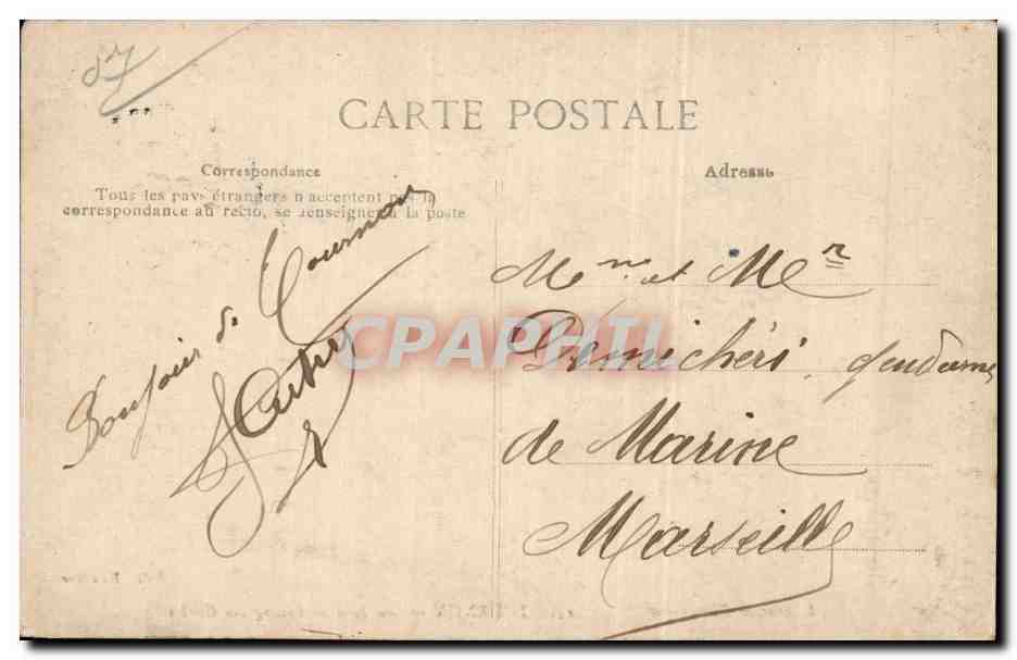 Tournon - Au Bord de l Etang des Goules - CPA — Rückseite
