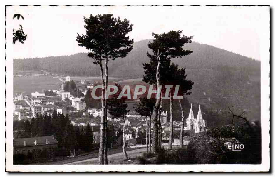 La Louvesc (Ardèche) — Vue Générale et Mont Chaix — Édition Marguerit-Bremond — Le Puy