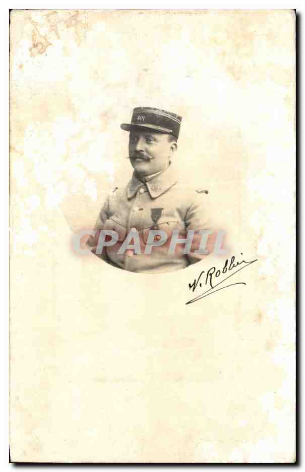 CARTE PHOTO Militaria Soldat officier