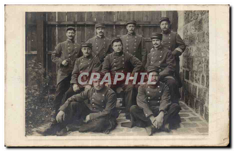 CARTE PHOTO Militaria Soldats 