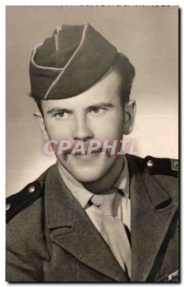 CARTE PHOTO Militaria Soldat Afrique du Nord 1958 Oran 