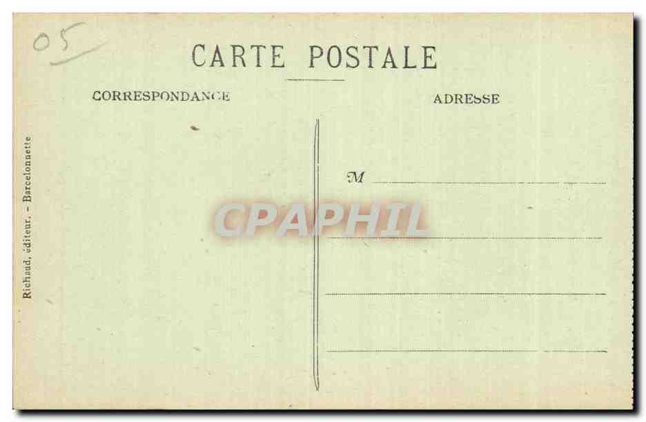Le Lauzet - Le Lac - Vue Generale - CPA  — Rückseite