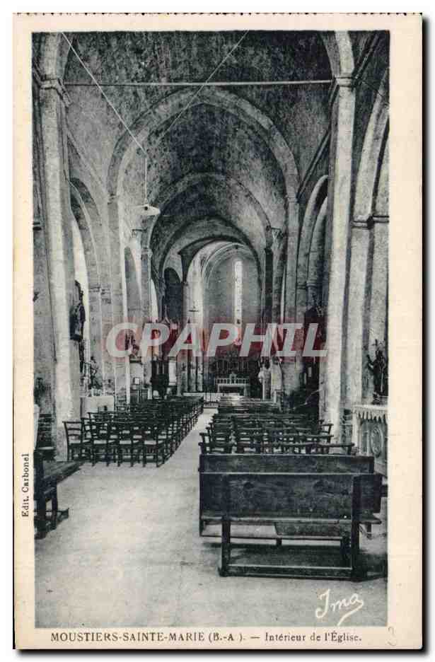 Moustiers Sainte Marie - L Eglise - CPA 
