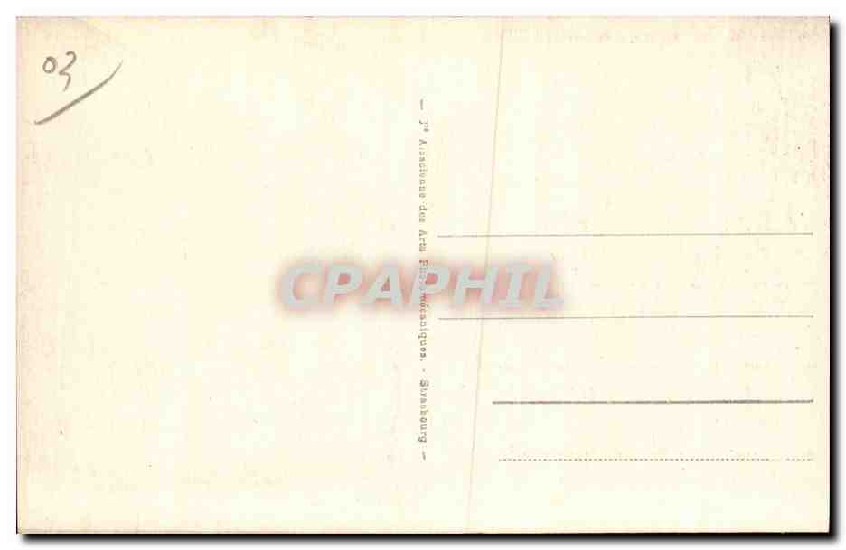 Vichy - Passage Couvert - Hotel Estoria - CPA — Verso