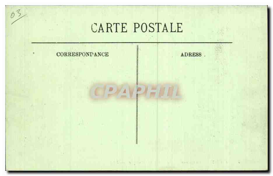 Vichy - Le Casino - Salon de Musique - CPA — Rückseite