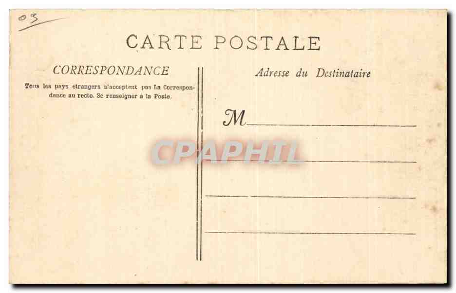Vichy - Nouvelle Source de la Grande Grille - CPA — Verso