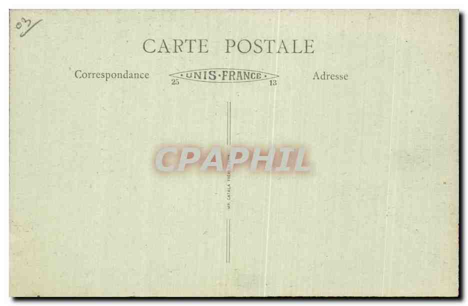 Vichy - Le Vieux Parc - Allees Couverrt - CPA — Verso
