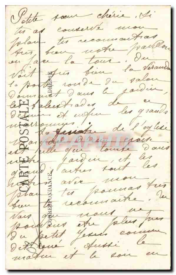 Vichy - Tour de l Horloge - CPA — Verso