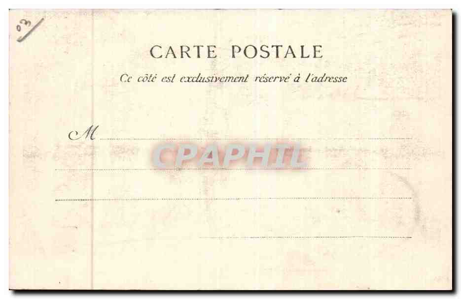 Vichy - Casino - Salle de Correspondance - CPA — Verso