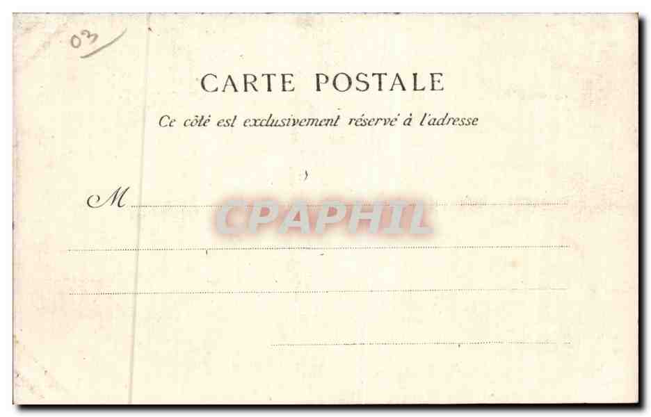 Vichy - Le Casino - Entree - CPA — Verso