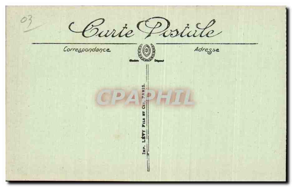 Vichy - Chalet de l Empereur - CPA — Verso