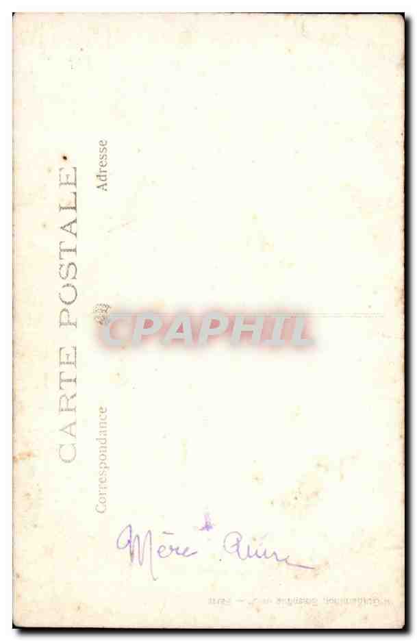 CARTE PHOTO Militaria Soldat — Rückseite