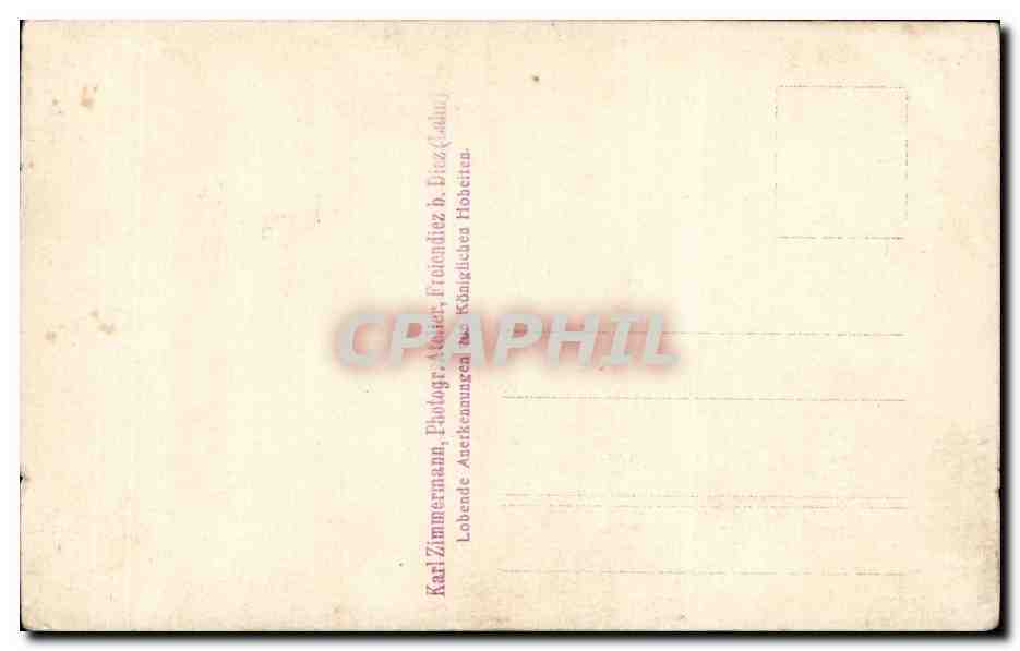 CARTE PHOTO Militaria Soldat — Rückseite