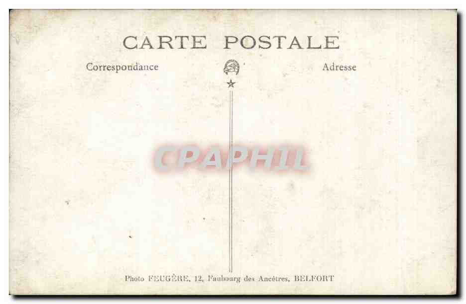 CARTE PHOTO Militaria Soldat — Rückseite