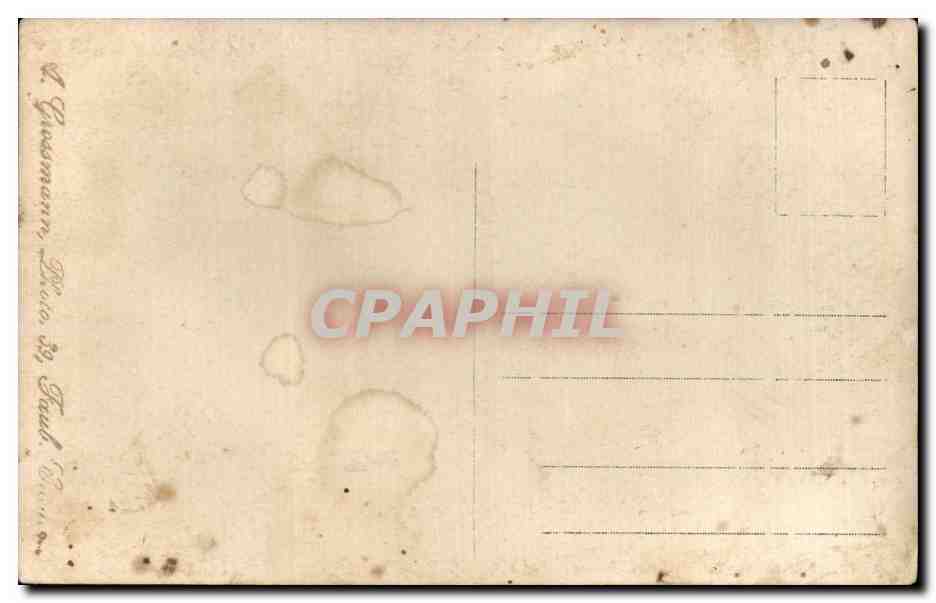 CARTE PHOTO Militaria Soldats — Verso