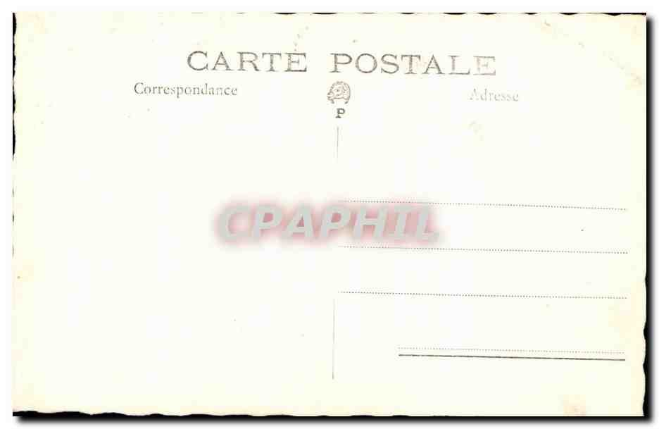 CARTE PHOTO Militaria Officier — Rückseite