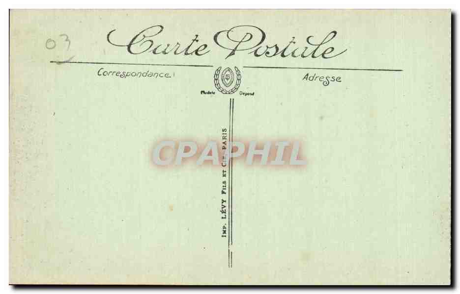 Vichy - Rue Georges Clemenceau - CPA  — Rückseite