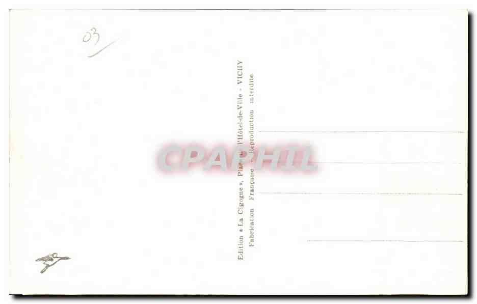 Chateau de Lapalisse - Une des Tapisseries d Aubusson - CPA  — Rückseite
