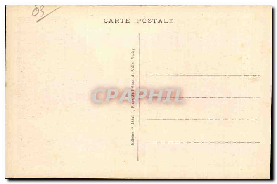 Montlucon - La Sous Prefecture et le Theatre - CPA  — Rückseite