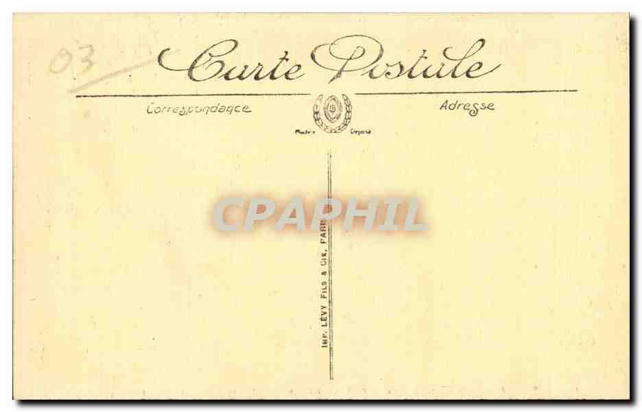 Vichy - Les Galeries Couvertes - CPA  — Rückseite