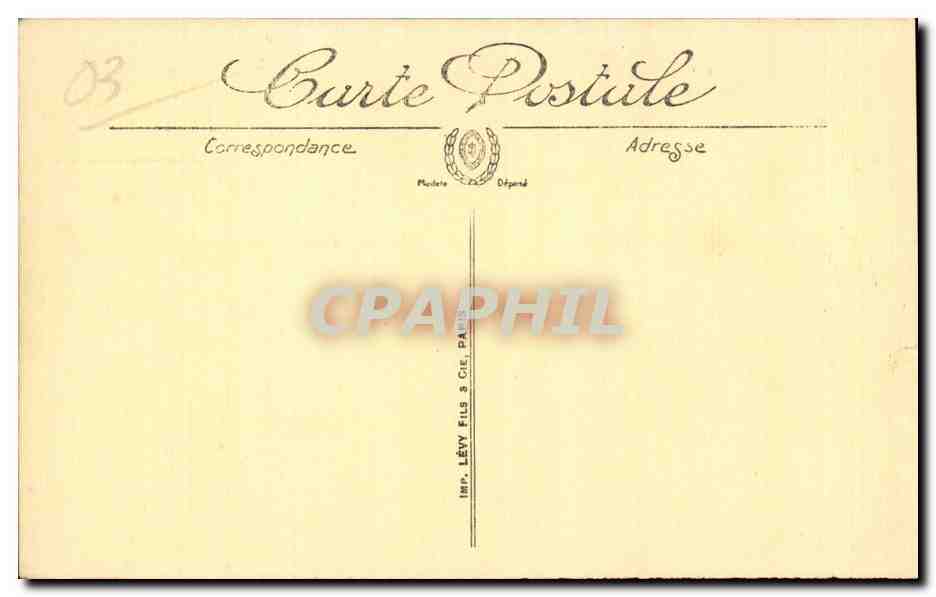 Vichy - La Place Victor Hugo - CPA  — Verso