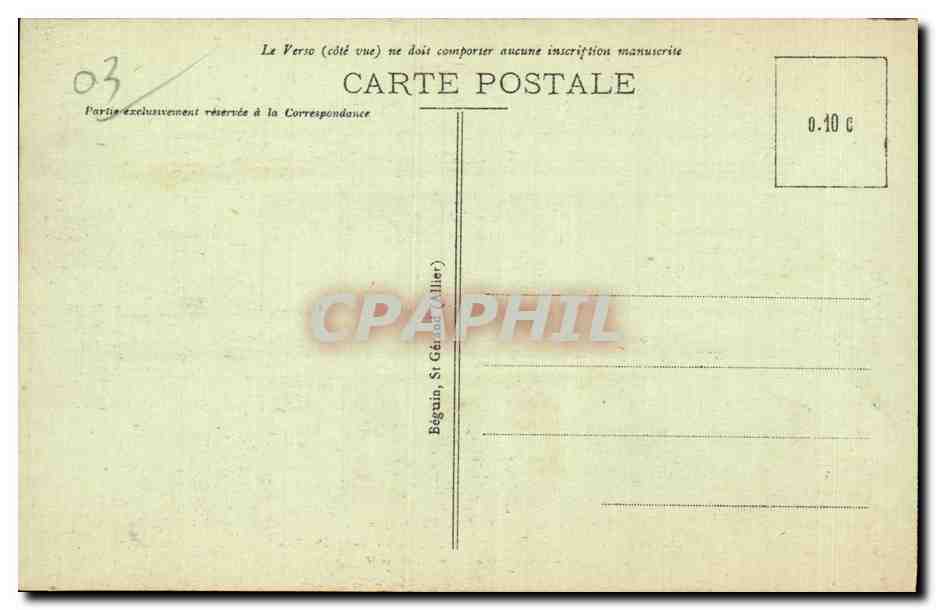 Moulins - La Malcoiffe - CPA  — Verso