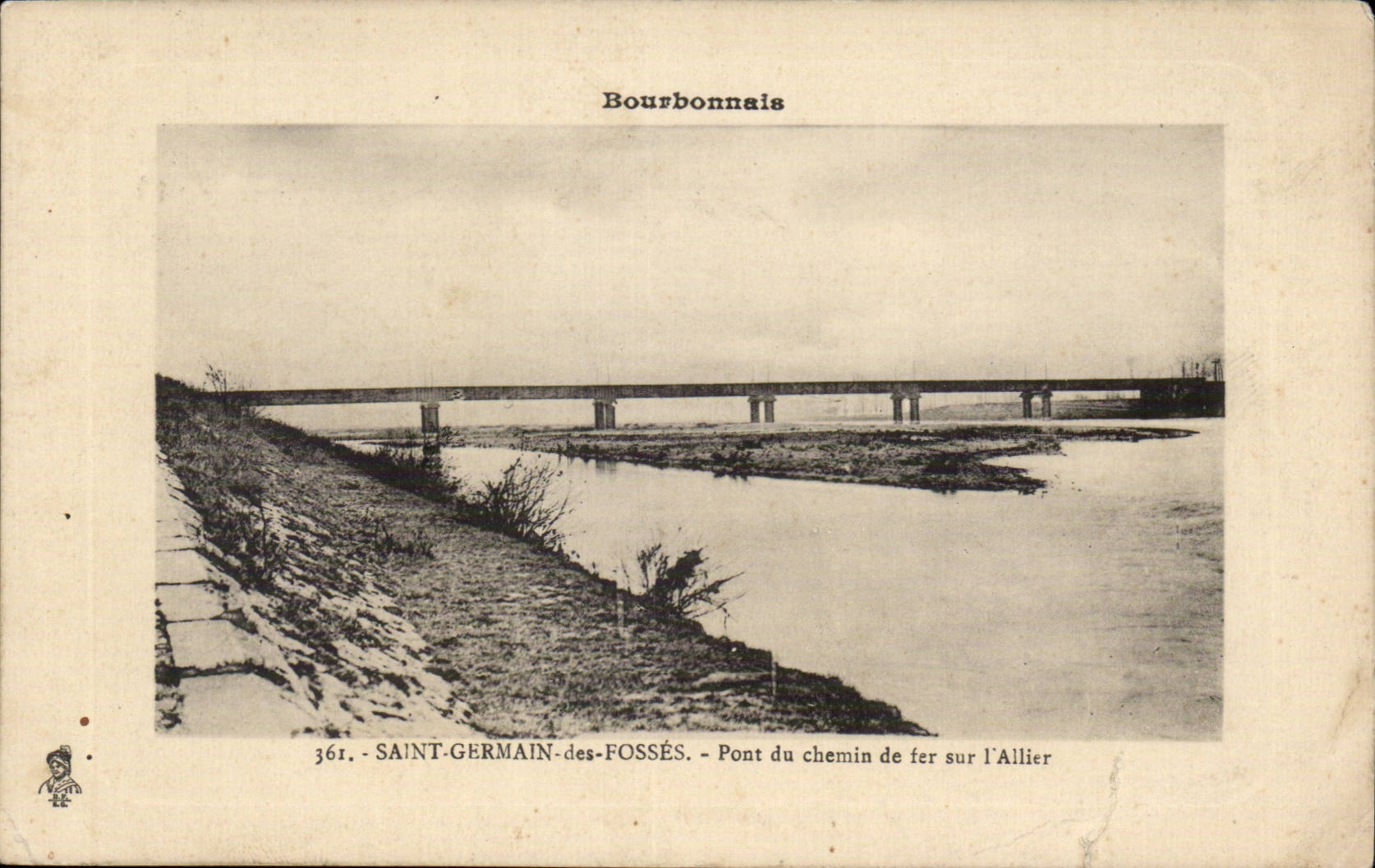 St Germain des Fosses - Pont du Chemin de Fer sur l Allier - CPA 