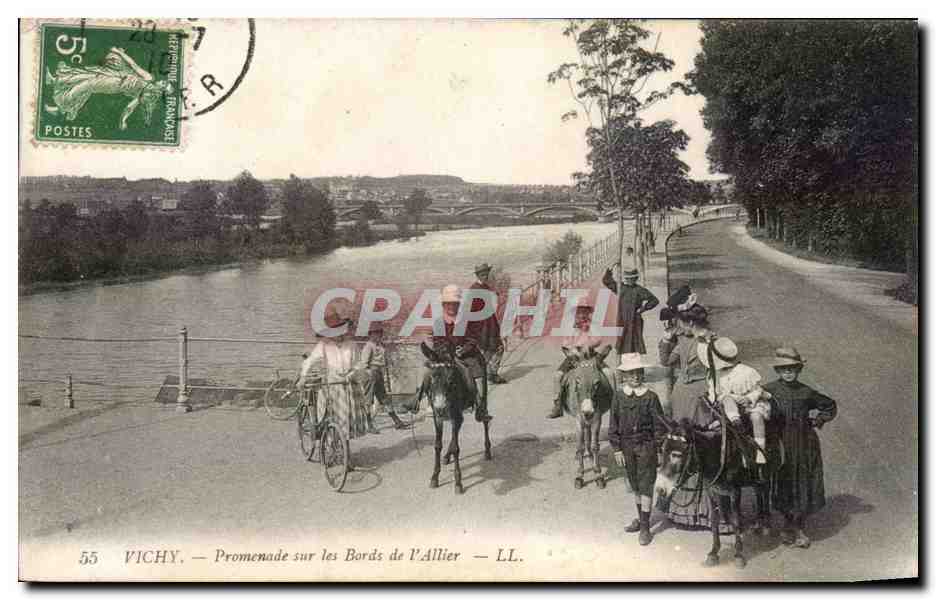 Vichy — Promenade sur les Bords de l'Allier — LL.