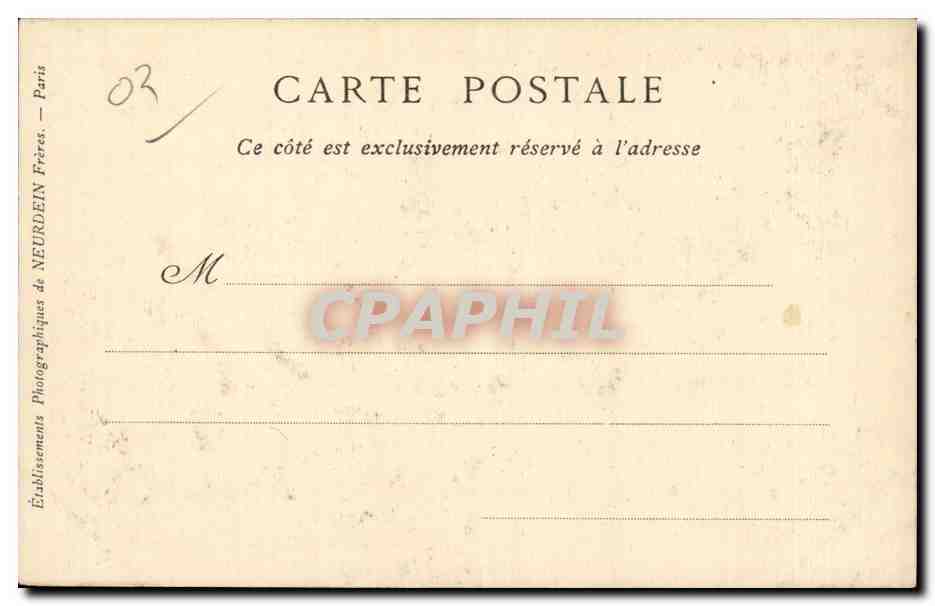 Bourbon l Archambault - L Eglise - CPA  — Verso