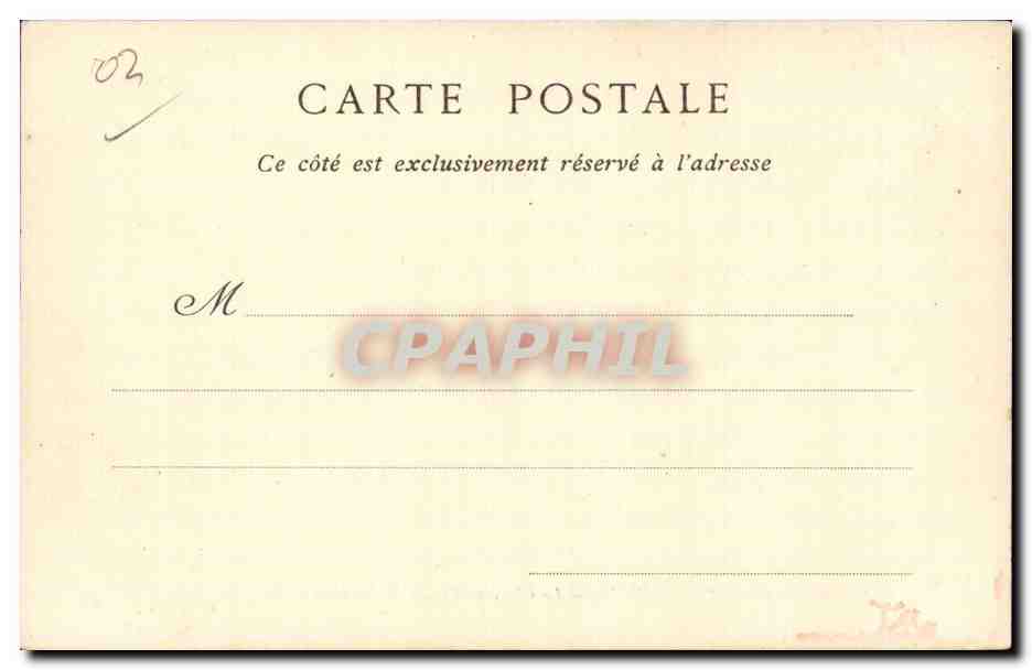 Bourbon l Archambault - Le Chateau - CPA  — Verso