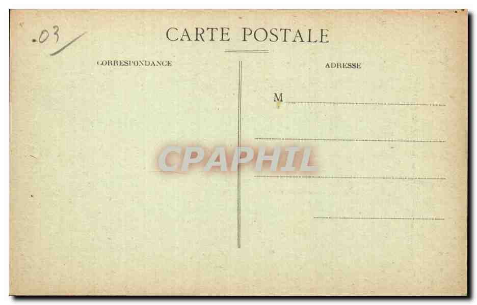 Vichy - Hopital Civil - CPA  — Rückseite