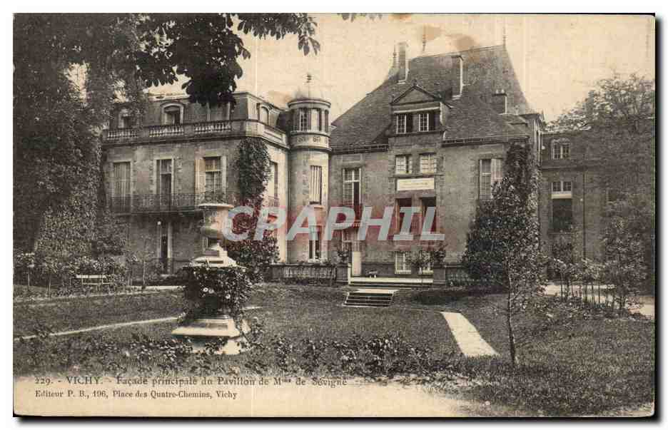 Vichy - Facade Principale du Pavillon - CPA 