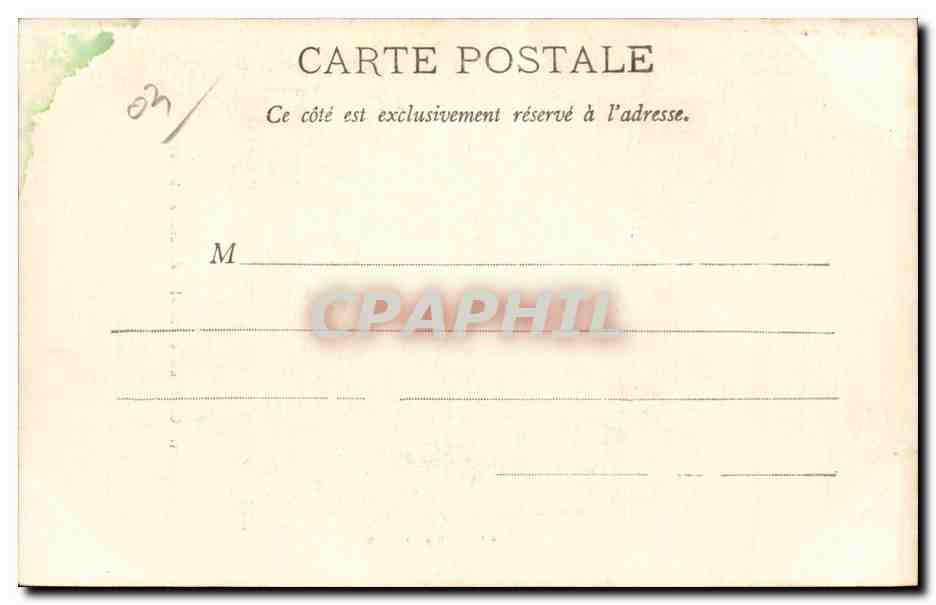 Moulins - Gendarmerie - Pavillon de l ancien Chateau - CPA  — Verso