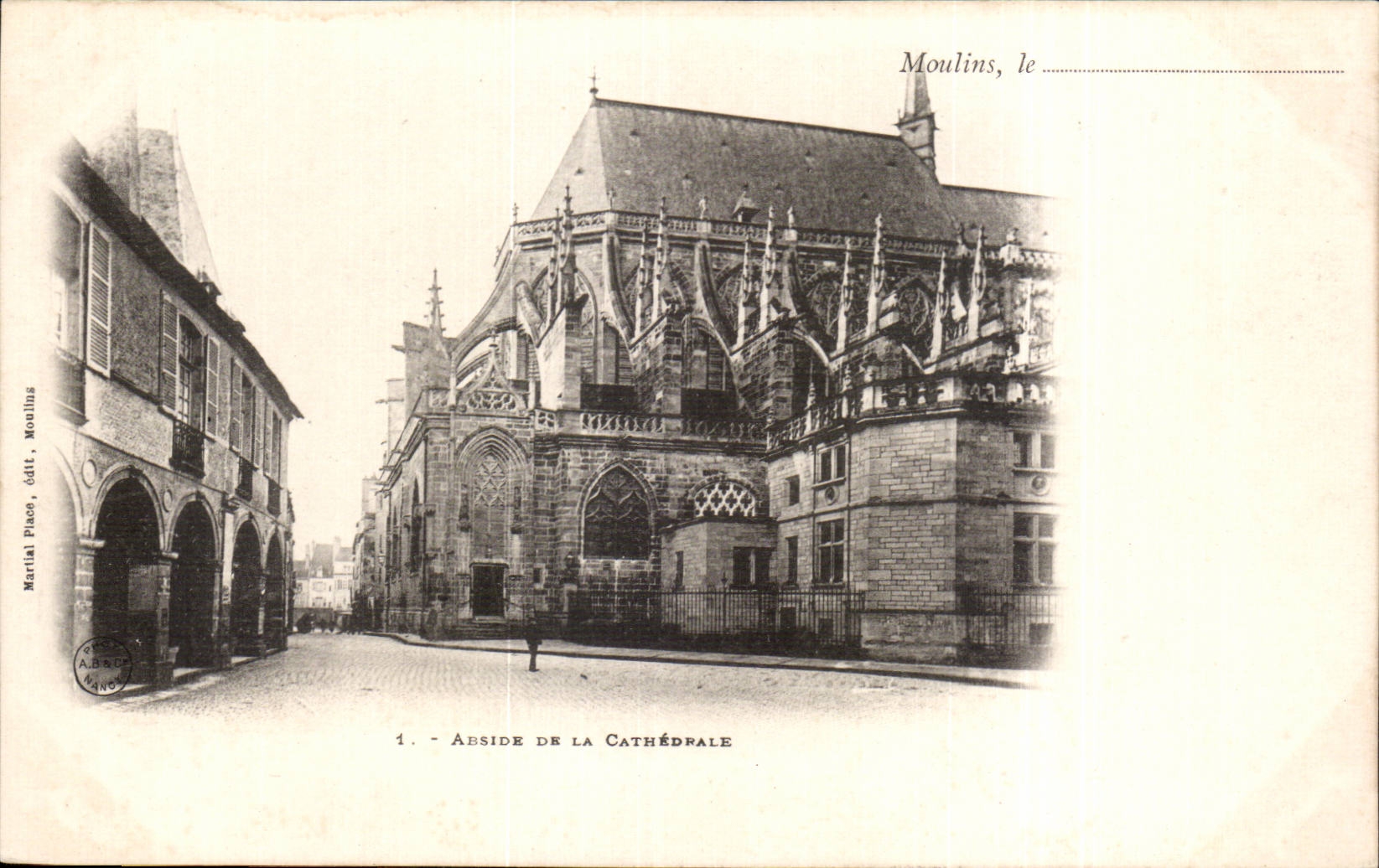 Moulins - Abside de la Cathedrale - CPA 