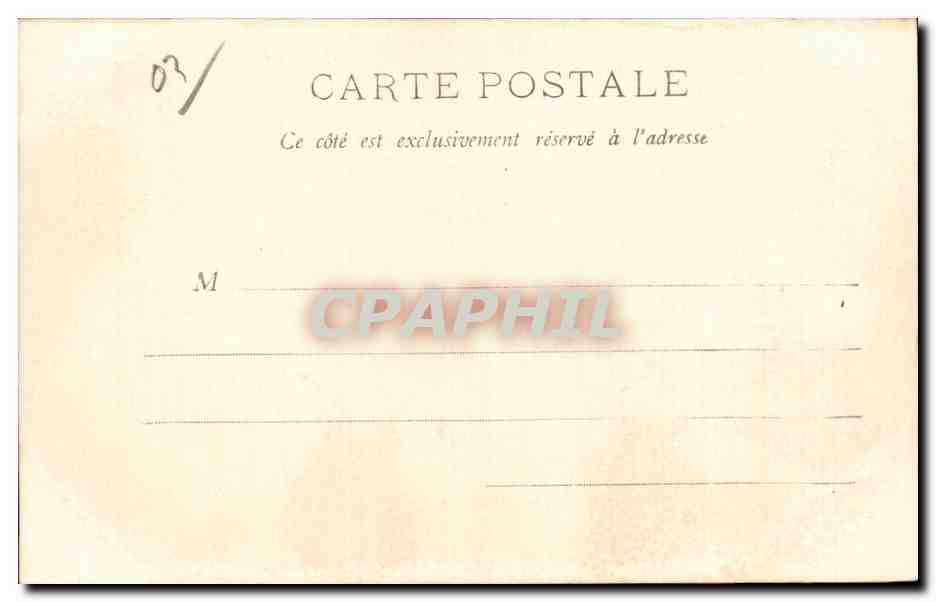 Moulins - Abside de la Cathedrale - CPA  — Verso