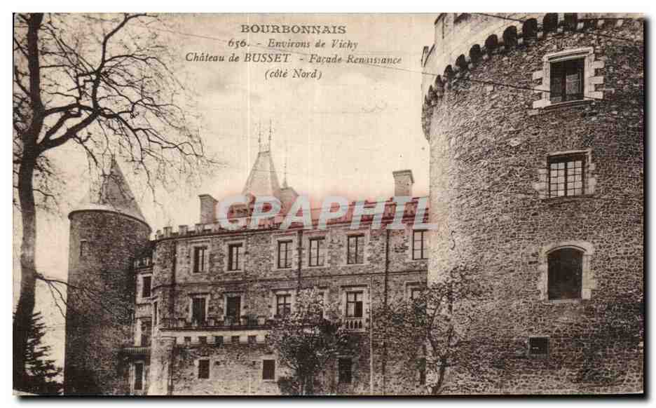 Bourbonnais - Environs de Vichy - Chateau de Busset - CPA 