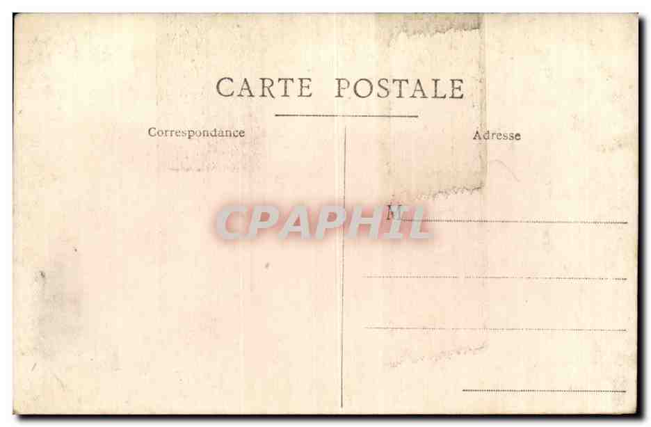CARTE PHOTO Militaria Eglise en ruine  — Back