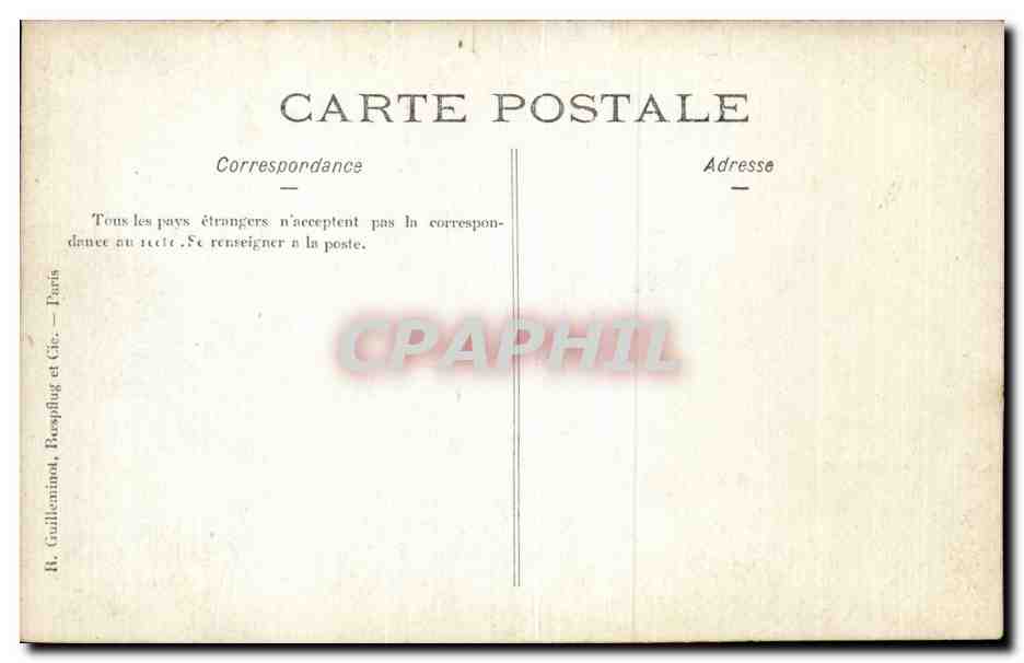Groupe de soldats — Éditeur R. Guillaume, Bespflug et Cie, Paris — Reverso