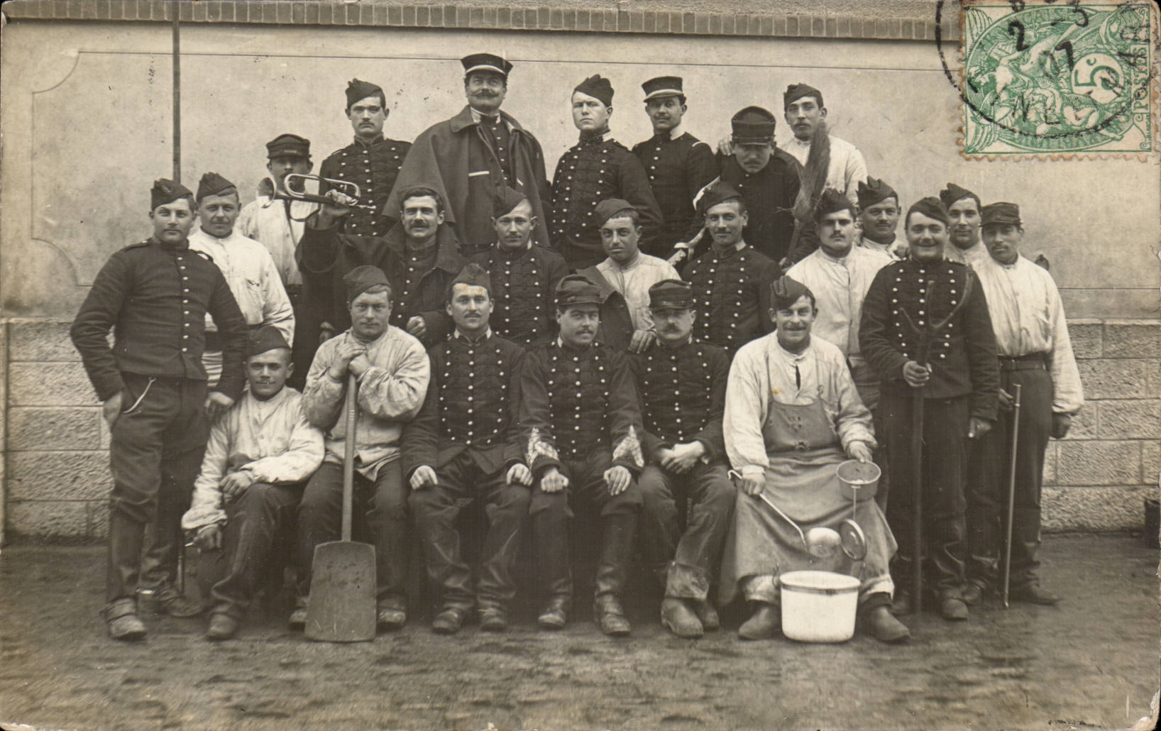 CARTE PHOTO Militaria Soldats Seine et Marne 