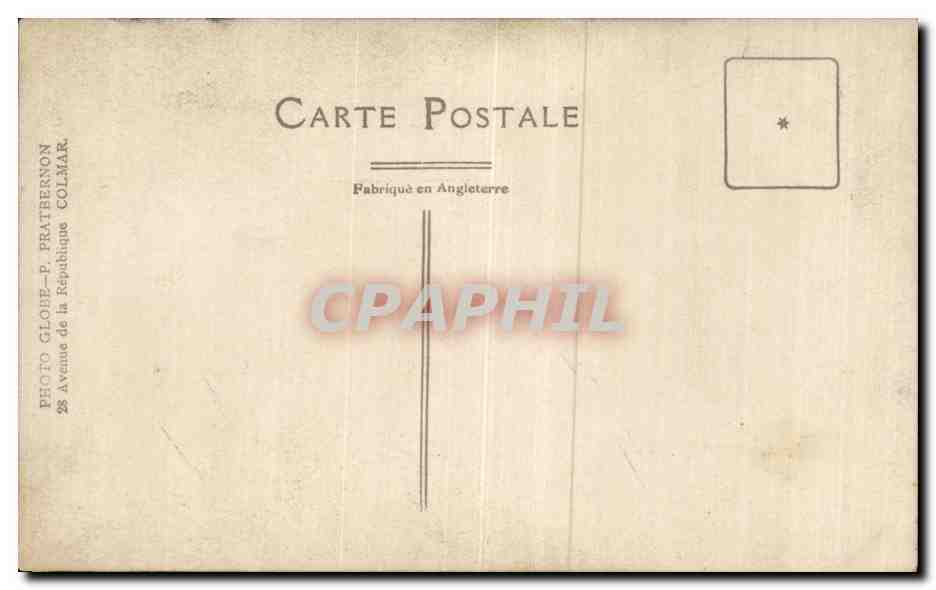 CARTE PHOTO Militaria Soldat — Rückseite