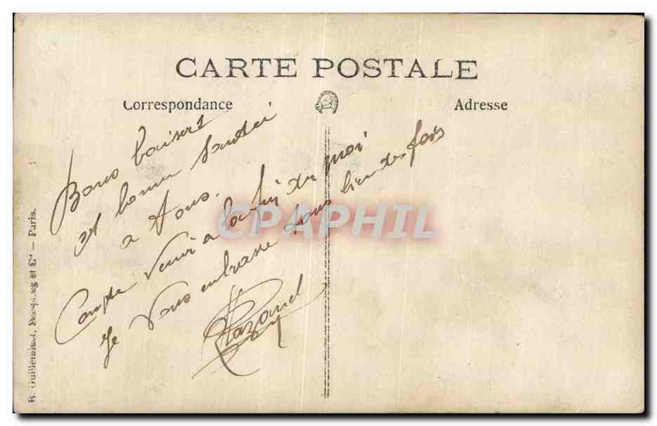 CARTE PHOTO Militaria Soldat et son chien — Rückseite