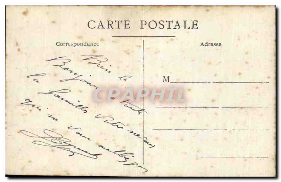 CARTE PHOTO Militaria Soldat — Rückseite